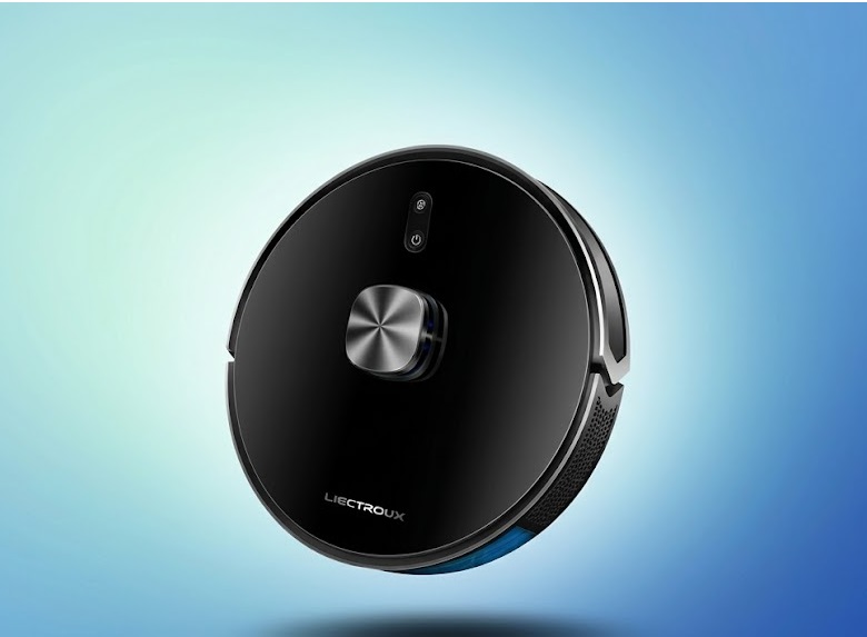 Robô aspirador Liectroux XR500 Pro com navegação a laser, função 3 em 1 e controle por aplicativo