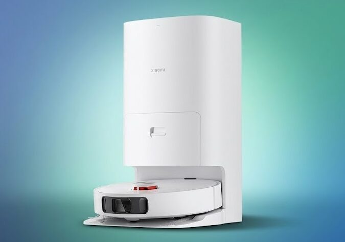 Robô aspirador Xiaomi X20 Plus com base Omni, navegação LDS e panos giratórios de limpeza úmida